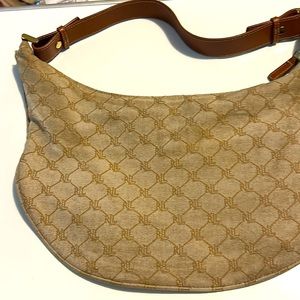 Ralph Lauren hobo purse green tags, with logotype .